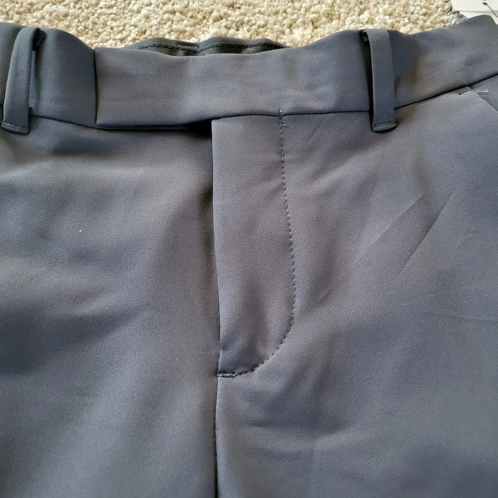 Calvin Klein Kids Flat Front Stretch Slim Fit Pants‎ Gray Size 10 Regular NWT